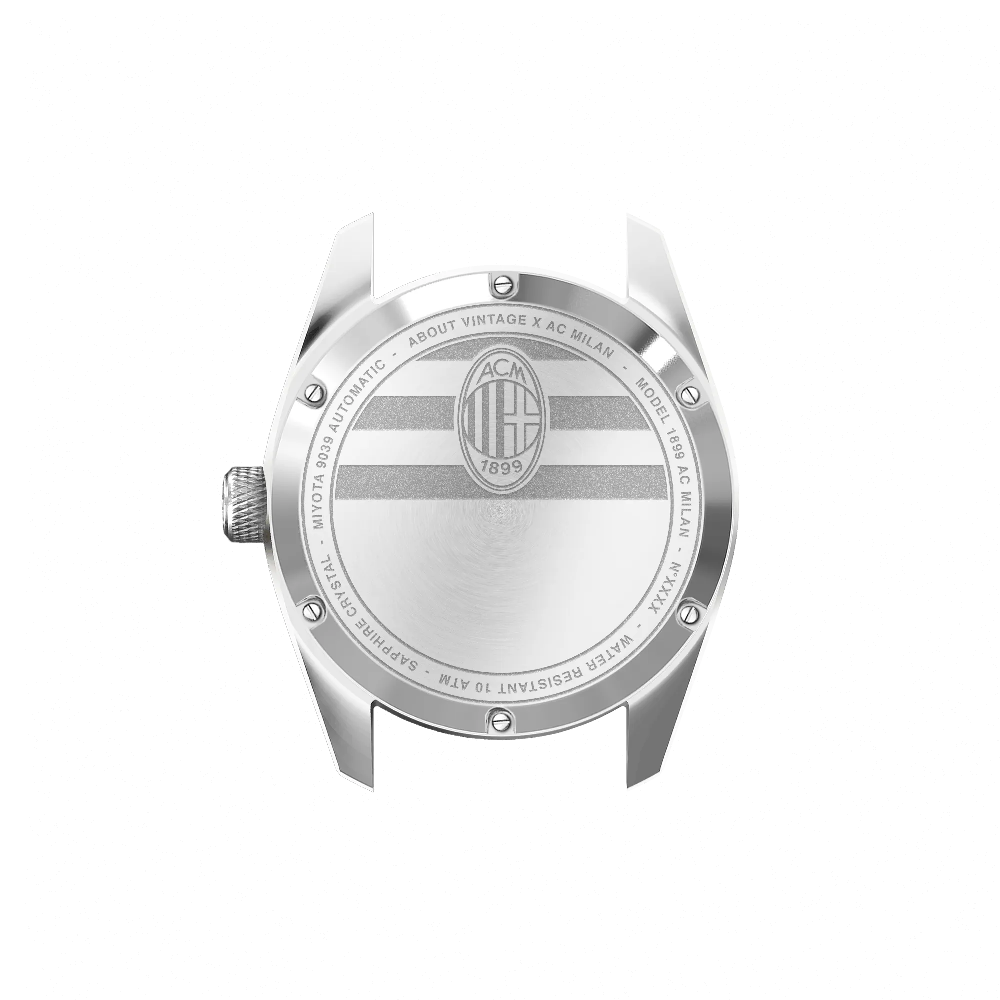 1899 Rossonero Automatic. Steel / Black (1st Jersey)
