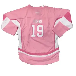 Chicago Blackhawks CHILD Jonathan Toews Pink Replica Player Jersey