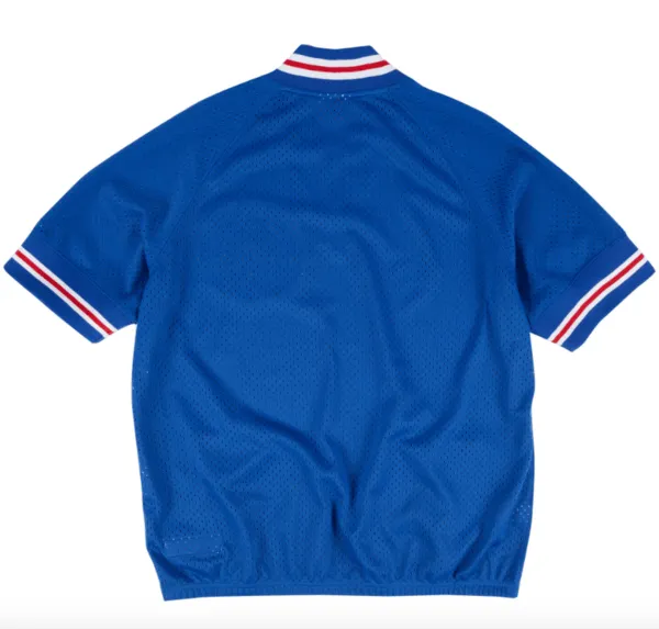 Chicago Cubs Authentic 1991 1/4 Zip BP Jersey By Mitchell & Ness