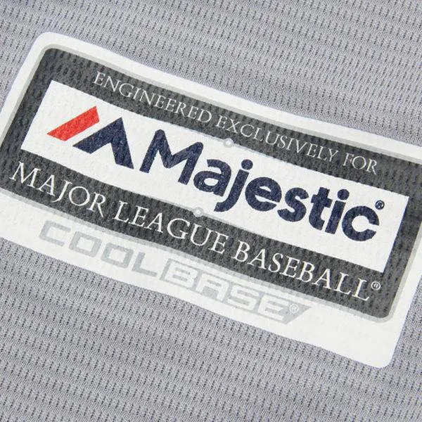 Chicago Cubs Mens Gray "Chicago" Road Cool Base Replica Jersey