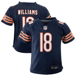 Child Caleb Williams Chicago Bears Navy Child Nike Game Jersey