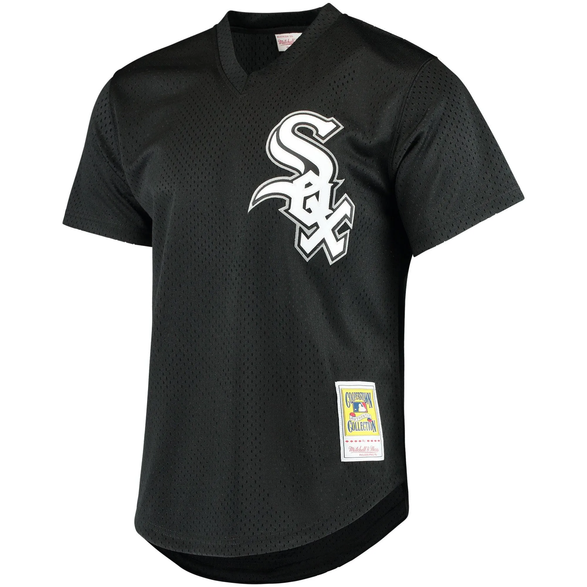 Frank Thomas Chicago White Sox Mitchell & Ness Cooperstown Mesh Batting Practice Jersey – Black