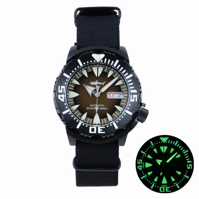 Heimdallr Sharkey PVD Ocean-Monster Dive Watch