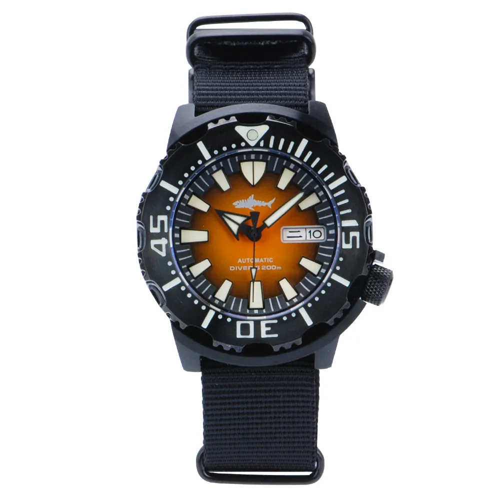 Heimdallr Sharkey PVD Ocean-Monster Dive Watch