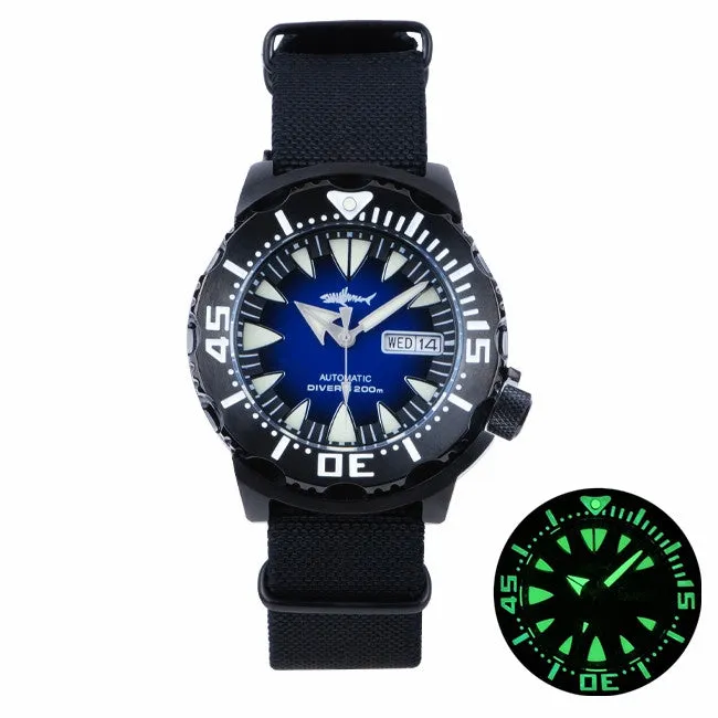 Heimdallr Sharkey PVD Ocean-Monster Dive Watch