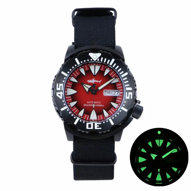 Heimdallr Sharkey PVD Ocean-Monster Dive Watch