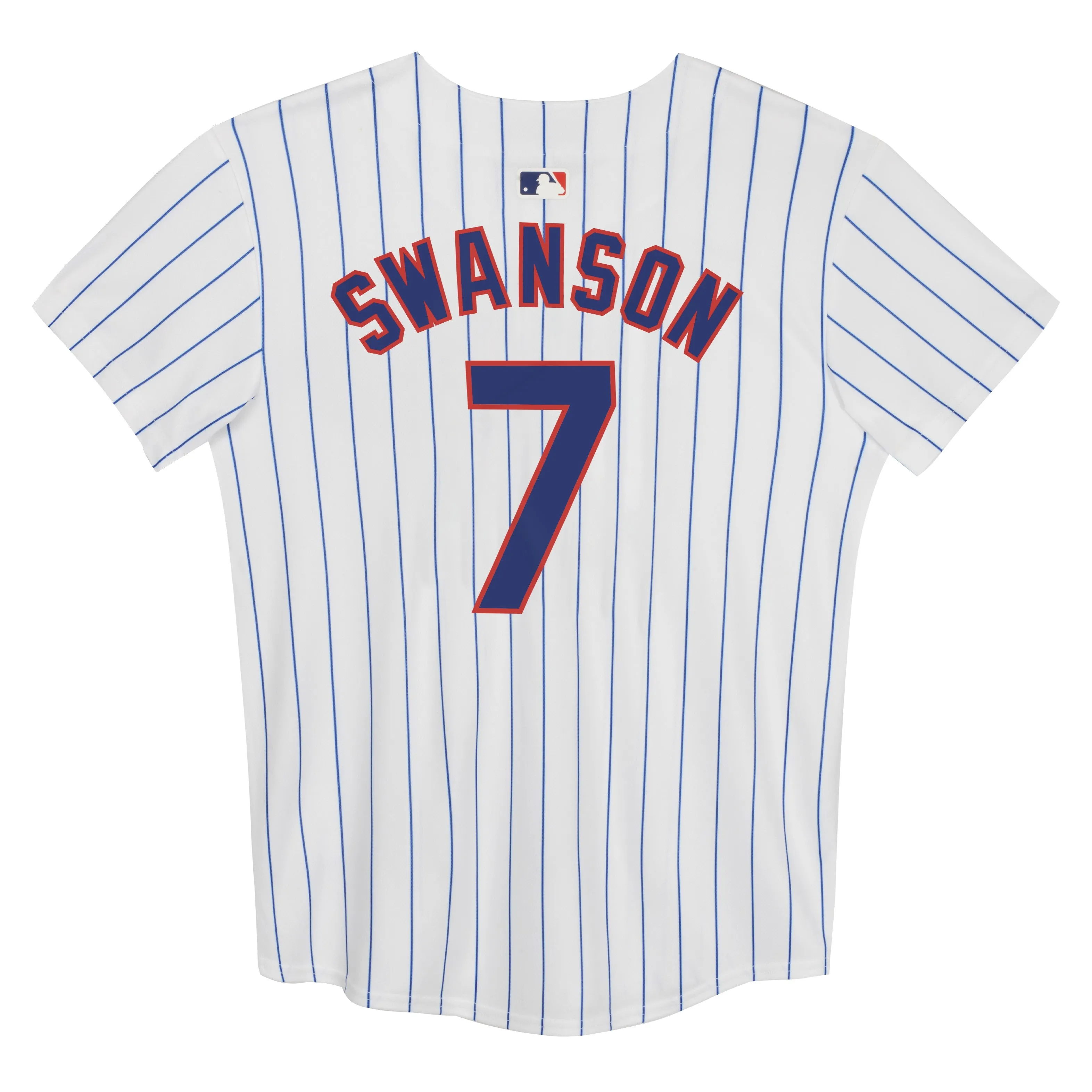 Kids Dansby Swanson Chicago Cubs Child Nike White Home Game Replica Jersey