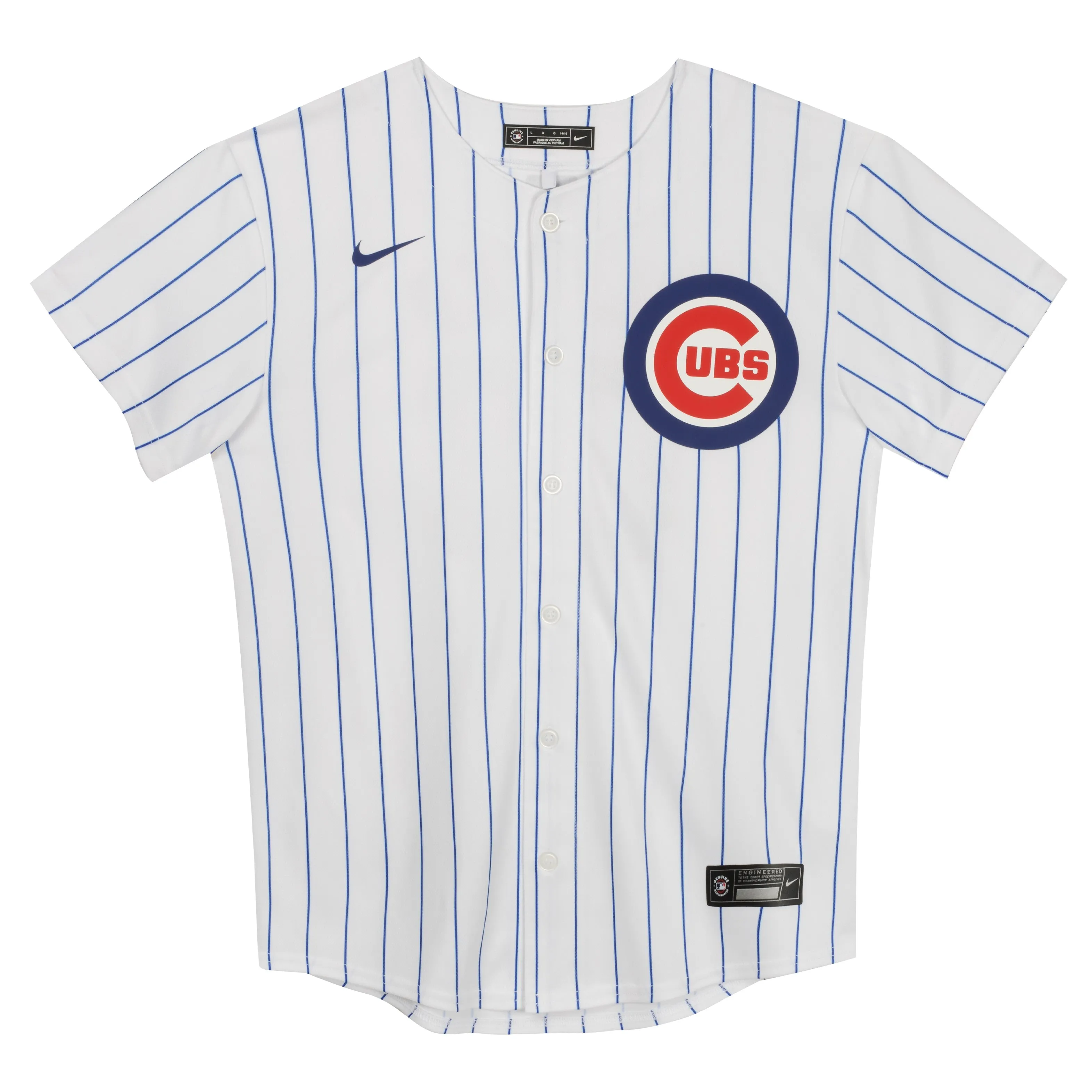 Kids Dansby Swanson Chicago Cubs Child Nike White Home Game Replica Jersey