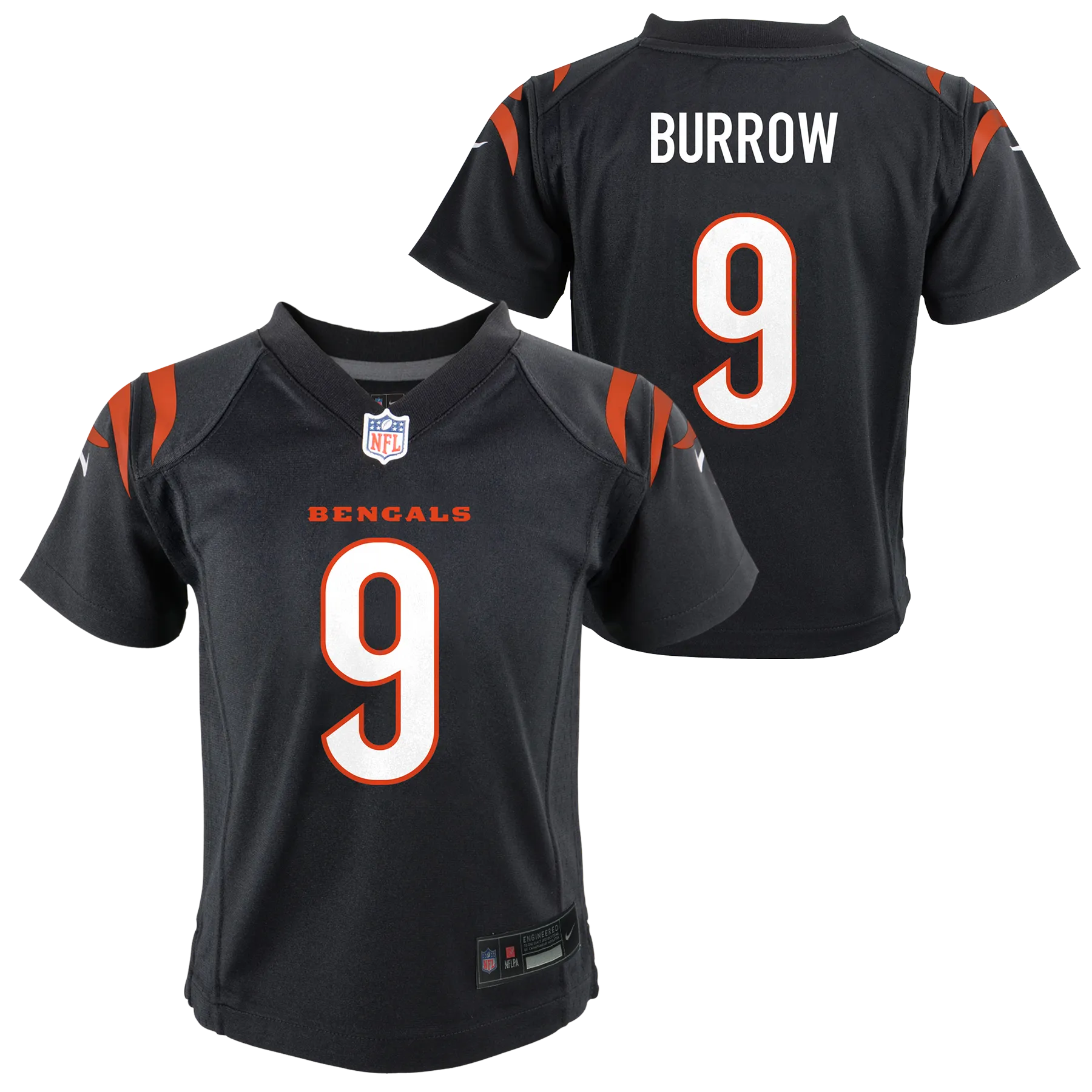 Kids Joe Burrow Black Child Nike Replica Jersey