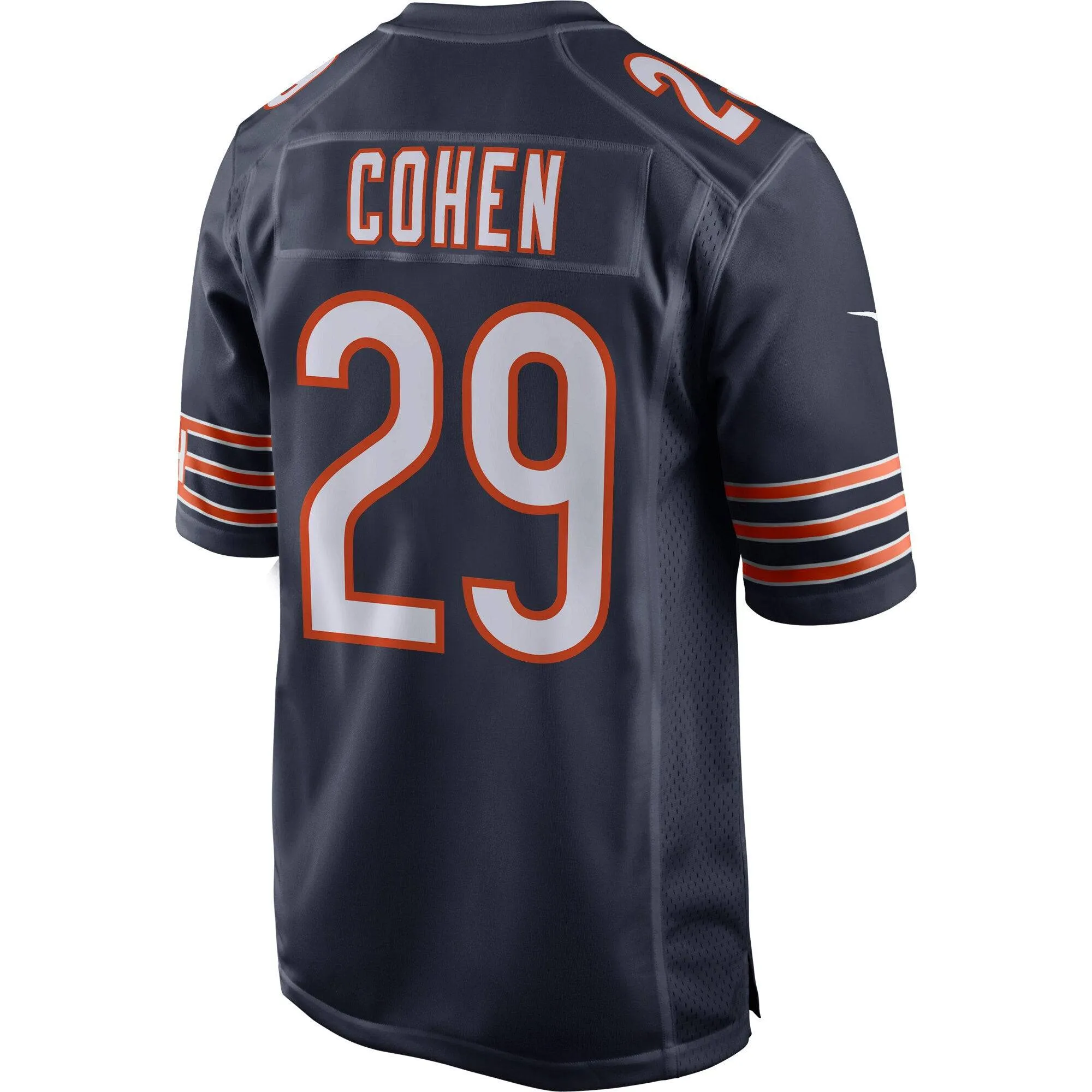 Men's Chicago Bears Tarik Cohen Nike Navy Game Jersey
