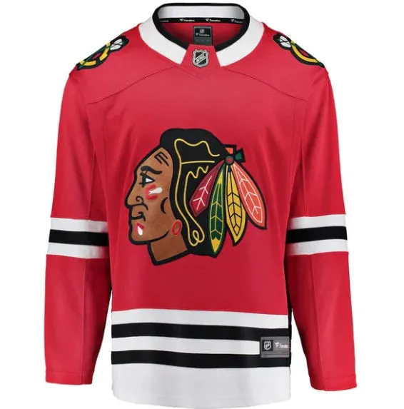 Men's Chicago Blackhawks Fanatics Breakaway Home Red Custom Jersey