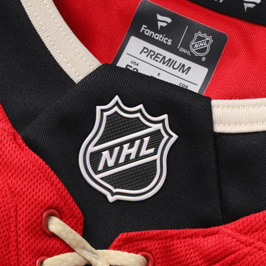 Men's Chicago Blackhawks Fanatics Red 2025 NHL Winter Classic Premium Blank Jersey
