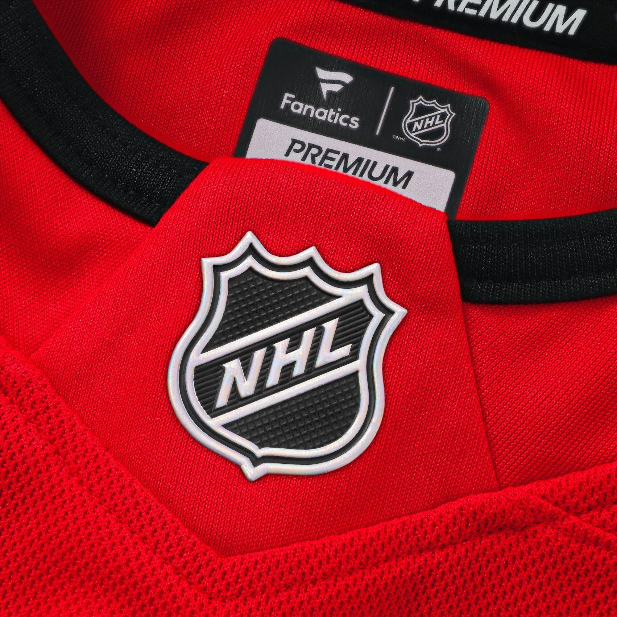 Men's Chicago Blackhawks Fanatics Red Home Premium Blank Jersey