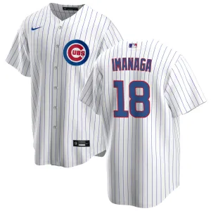 Men's Chicago Cubs Shota Imanaga Nike White Home Replica Jersey