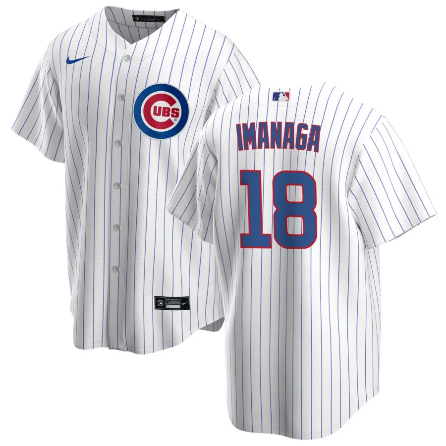 Men's Chicago Cubs Shota Imanaga Nike White Home Replica Jersey