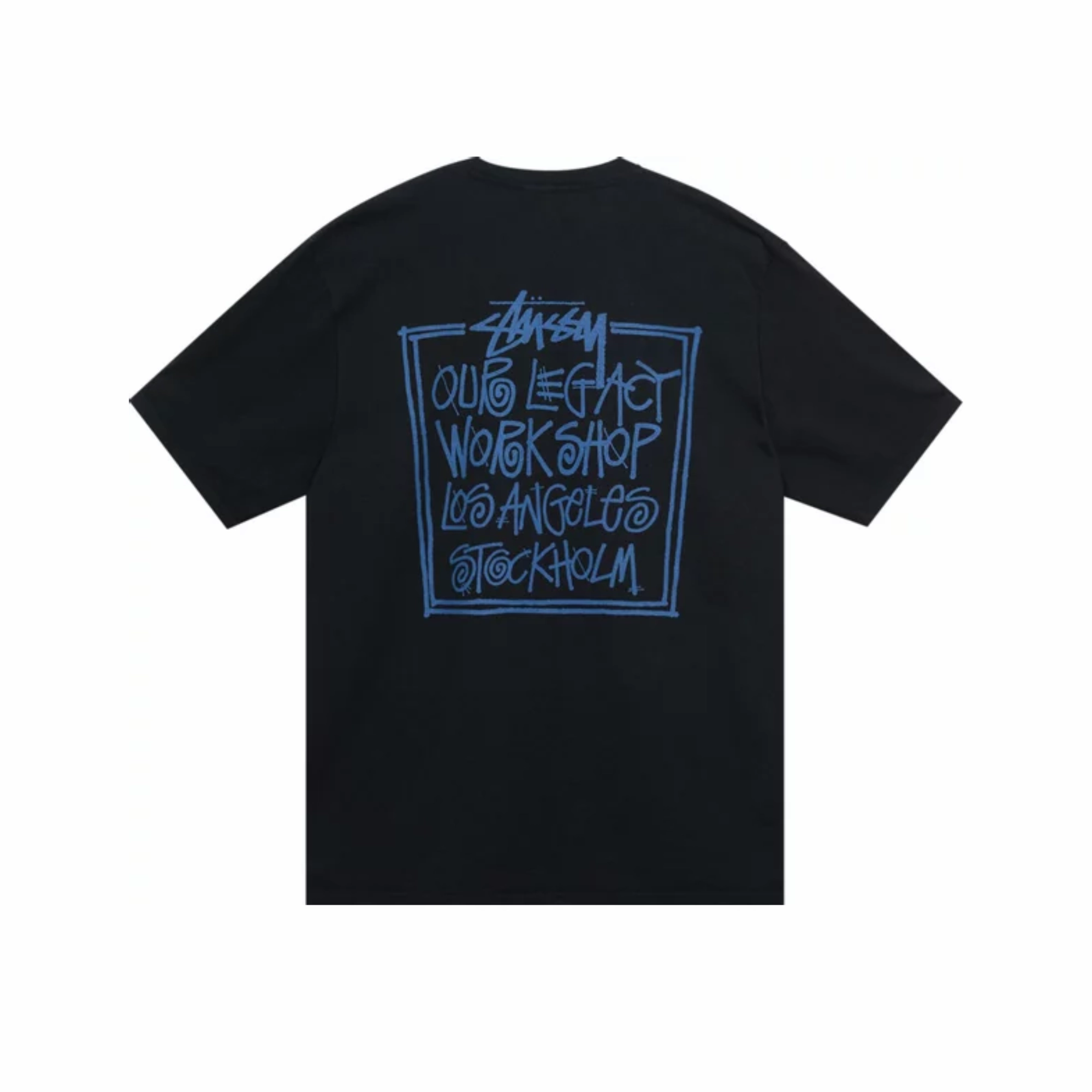 Stüssy Our Legacy Frame Pigment T-shirt Black