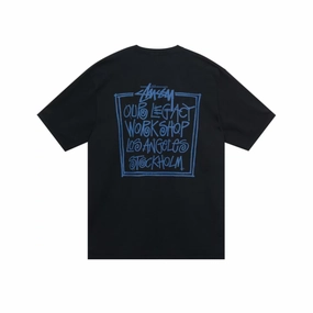 Stüssy Our Legacy Frame Pigment T-shirt Black