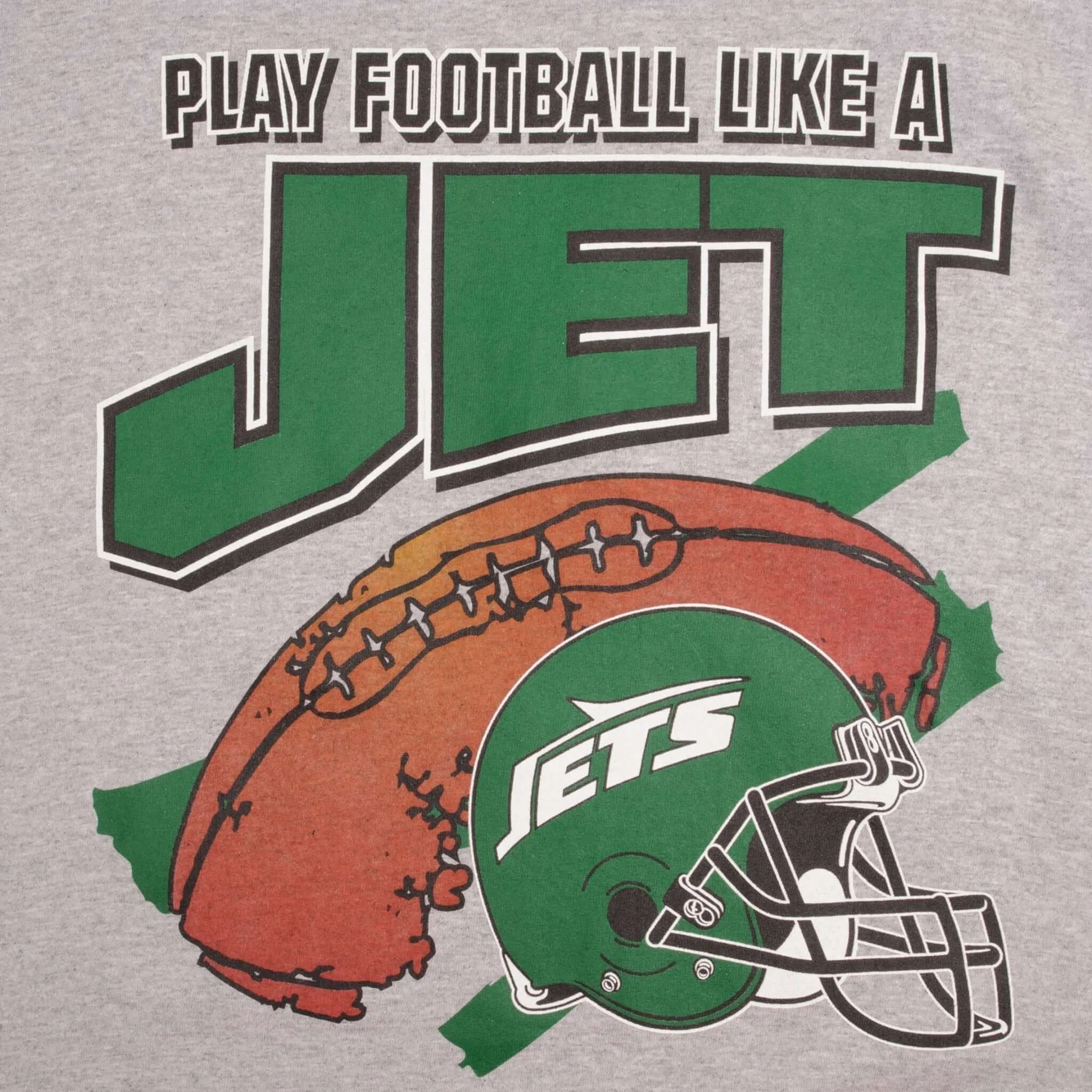 VINTAGE NFL NEW YORK JETS 1997 SIGNED BY JAMES FARRIOR TEE SHIRT MEDIUM MADE USA