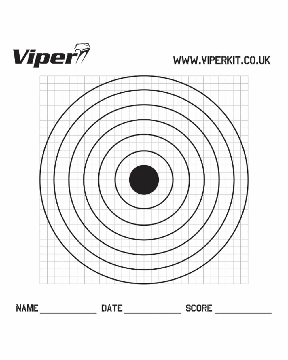 Viper Pro Target Paper Targets
